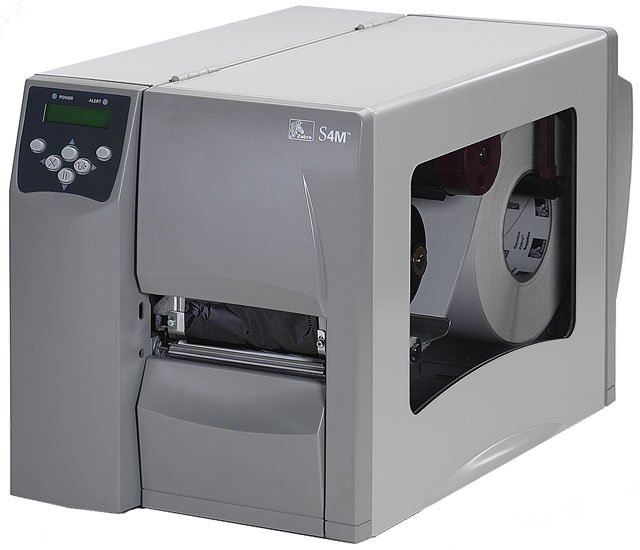 Zebra S4M00-3001-0200D Barcode Label Printer