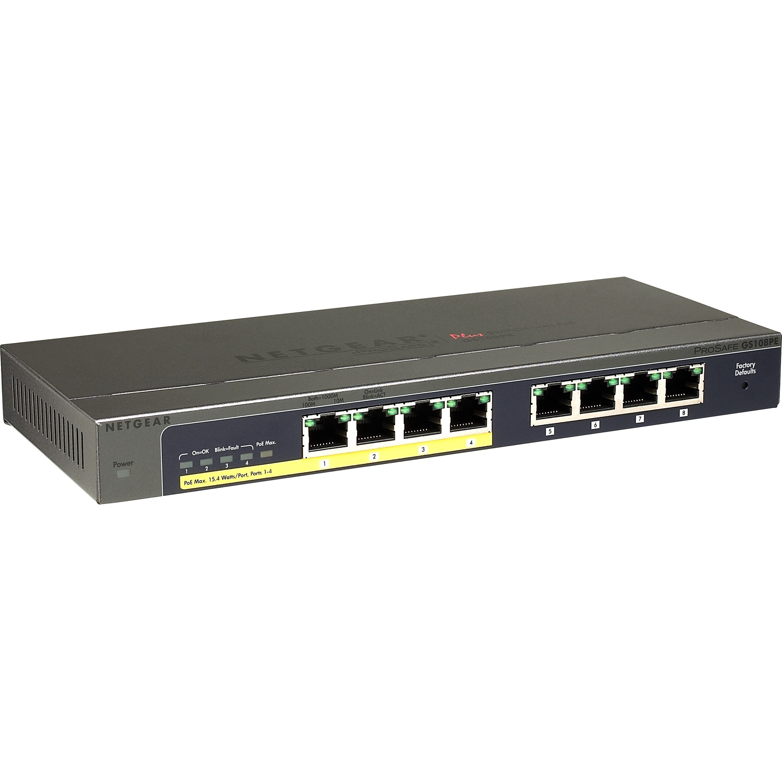 NETGEAR GS108PE-300NAS Data Networking