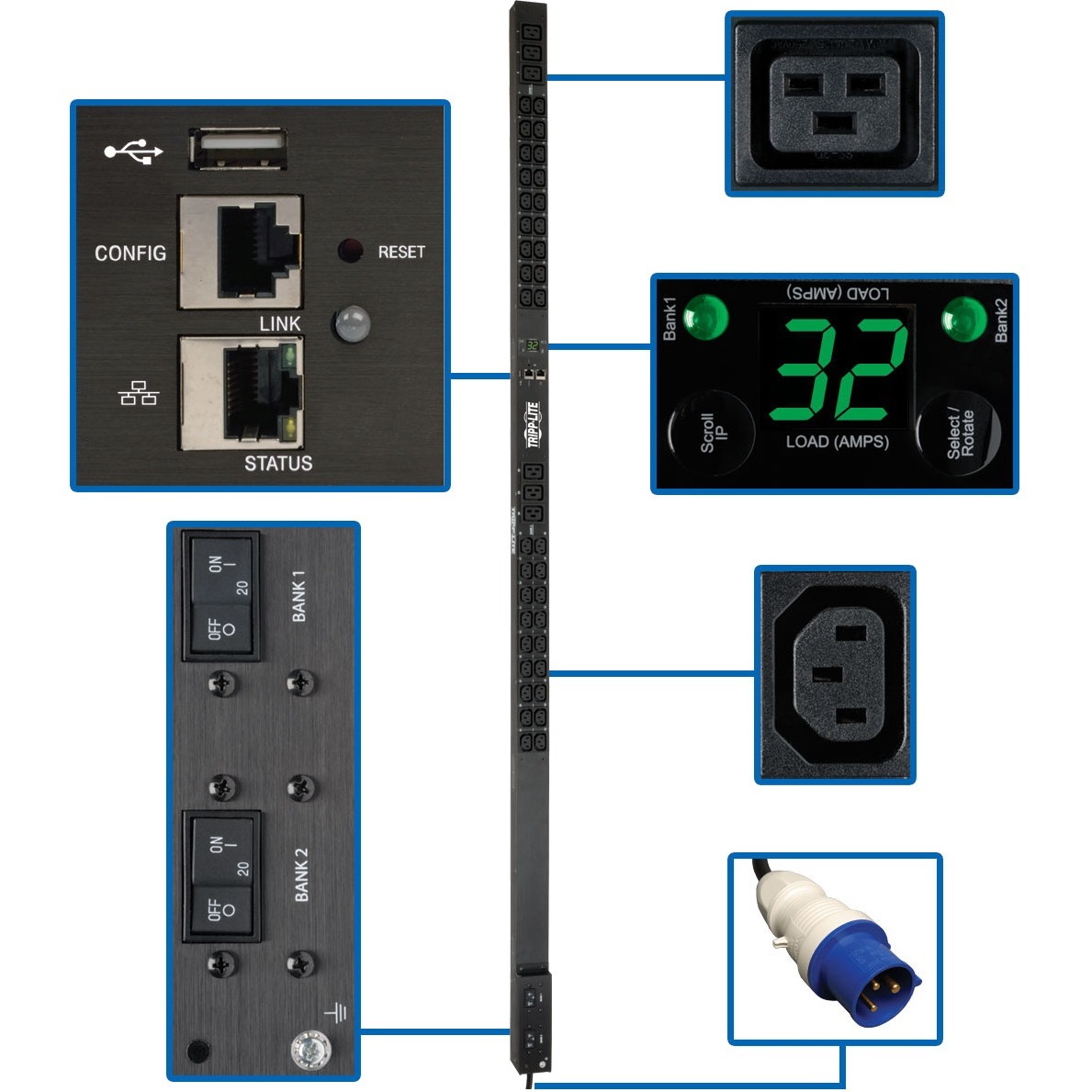 Tripp-Lite PDUMNV32HV2LX Accessory