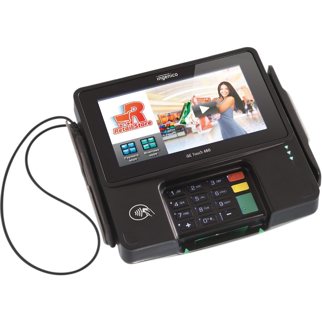Ingenico ISC480-11P2809A Payment Terminal - Barcodesinc.com