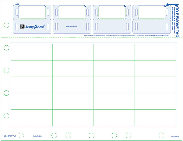 Zebra LB2-BABY-TLC RFID Tag