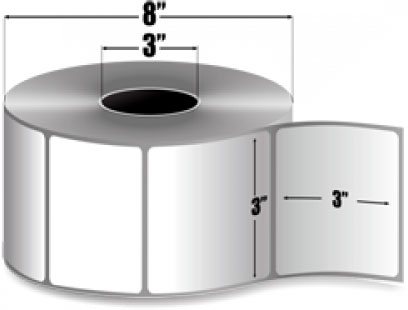 Zebra 65586 Barcode Label