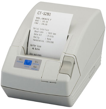 Citizen CT-S281USU-WH-P Receipt Printer