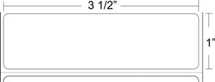 Honeywell 350931-RBN Barcode Label