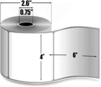 Zebra 10008424-R Barcode Label