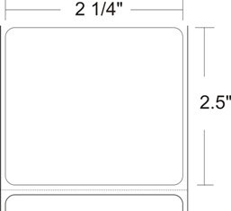 Zebra 800522-305 Barcode Label