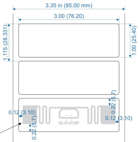 SLS RFID 10020297-SLS RFID Label