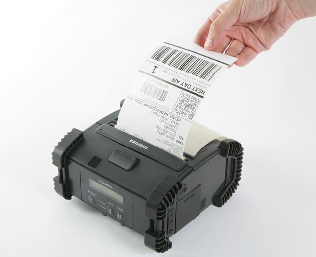 Toshiba B-EP4DL-GH32-QM-R Portable Barcode Printer - Barcodesinc.com