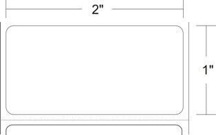 Monarch 900413 Barcode Label