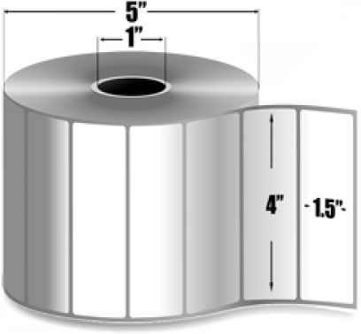 Zebra 800540-155-R Barcode Label