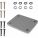 RAM Mount RAM-202-225B-2U Mounting Hardware and Stands