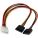 StarTech PYO2LP4SATA Cables, Connectors, and Adapters