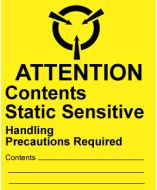 Warning A1 Shipping Labels