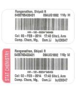 Zebra 10025346 Barcode Label