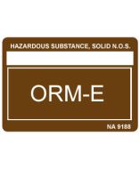 Other Regulated Material Barcode Label O27 Shipping Labels