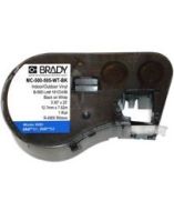Brady MC-500-595-WT-BK Barcode Label