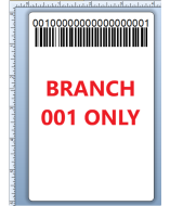 BCI DEXTER-4X6-LPN-001 Barcode Label