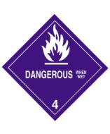 Warning D10 Shipping Labels