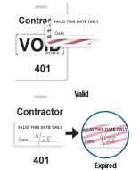 Brady 6550 Access Control Cards