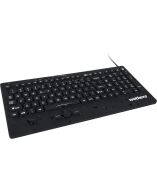 WetKeys Washable and Sanitype Medical Keyboards KBWKRC105SPI-BK Keyboards