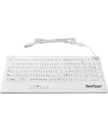 WetKeys Washable and Sanitype Medical Keyboards KBSTRC105SPB-W Keyboards