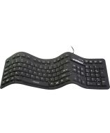 WetKeys Washable and Sanitype Medical Keyboards KBWKFC106-BK Keyboards