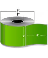 AirTrack® 4x6TT-P-FL-351 Green Barcode Label