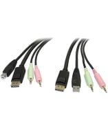 StarTech DP4N1USB6 Cables, Connectors, and Adapters