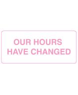 BCI WINDOW-CHANGED-HOURS-200 Labels