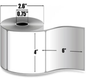 AirTrack® ATD-4-6-117-.75 Barcode Label