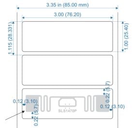 SLS RFID 10020291-SLS RFID Label