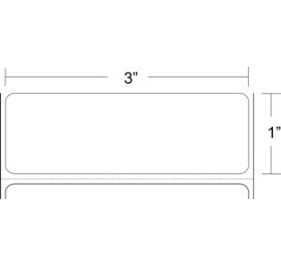 AirTrack 3x1 TT-P 1inch core Barcode Label