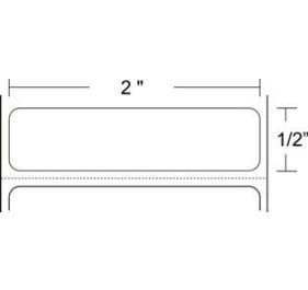 Zebra 10023351 Barcode Label