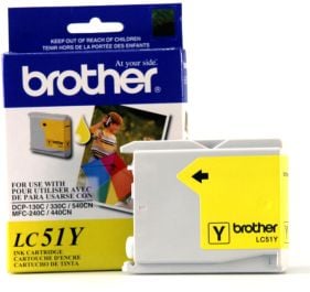 Brother LC51Y InkJet Cartridge
