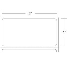 SATO 54SX01002-R Barcode Label