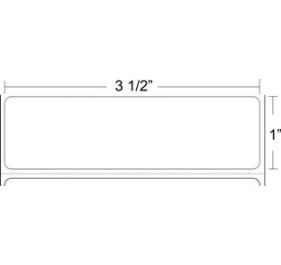 Zebra 72288-R Barcode Label