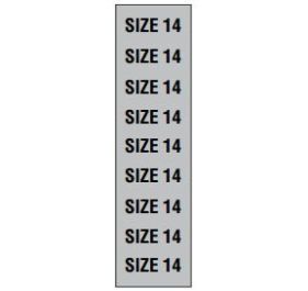 BCI WSS29 Labels