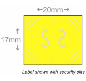 BCI LMN2017Y-1PS-CS Labels