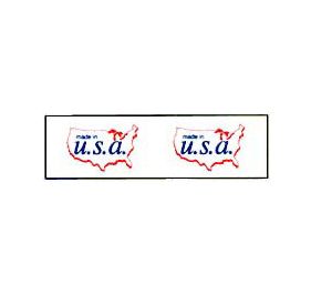 Printed Tape Made In USA Shipping Labels