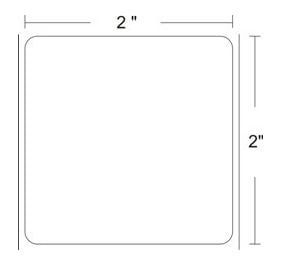 Monarch 900391A Barcode Label