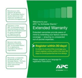 APC WEXTWAR3YR-SP-03 Service Contract