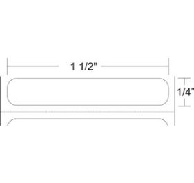 Honeywell ECL1455-10 Barcode Label