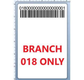 BCI DEXTER-4X6-LPN-018 Barcode Label