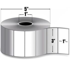 AirTrack® AiRD-3-1-1375-1-R Barcode Label