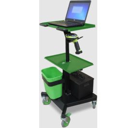 Newcastle Systems LT Series Industrial Powered Laptop Mobile Cart