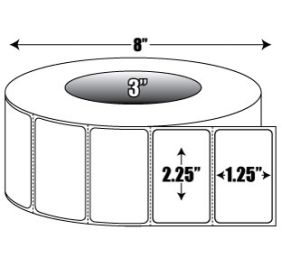 AirTrack 800622-125-R-Compatible Barcode Label