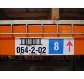 BCI Warehouse Racking Barcode Label