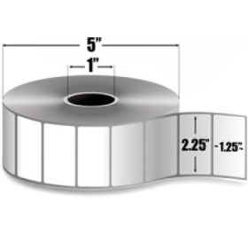AirTrack® ATD-225-125-2100-1-R Barcode Label