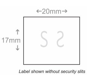 BCI LMN2017W-1RN-SL Labels