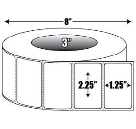Zebra 10002635-R Barcode Label